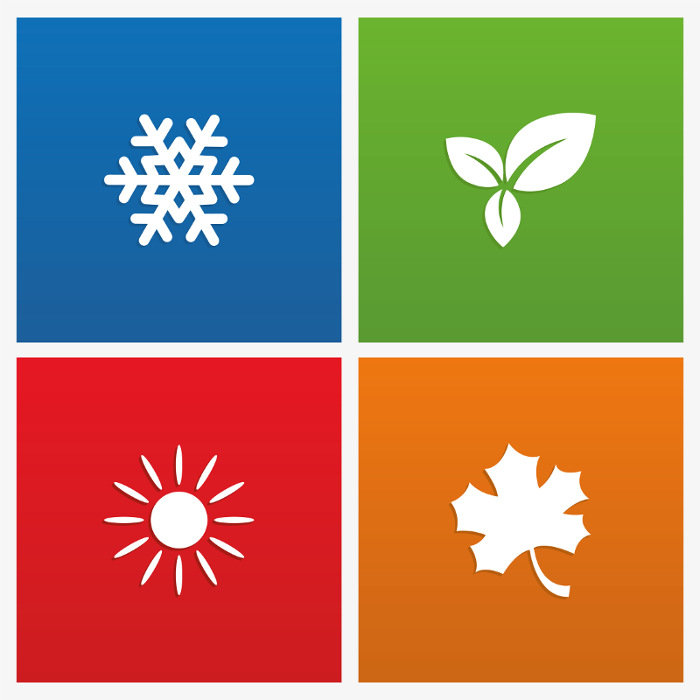 4 seasons icons