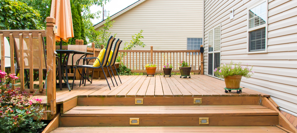 wooden deck