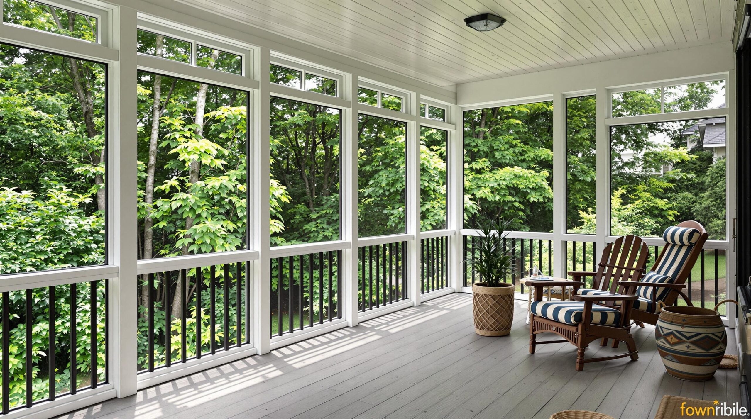 Featured image for “Enhancing Sustainability: Eco-Friendly Design Ideas for Screened Porches”