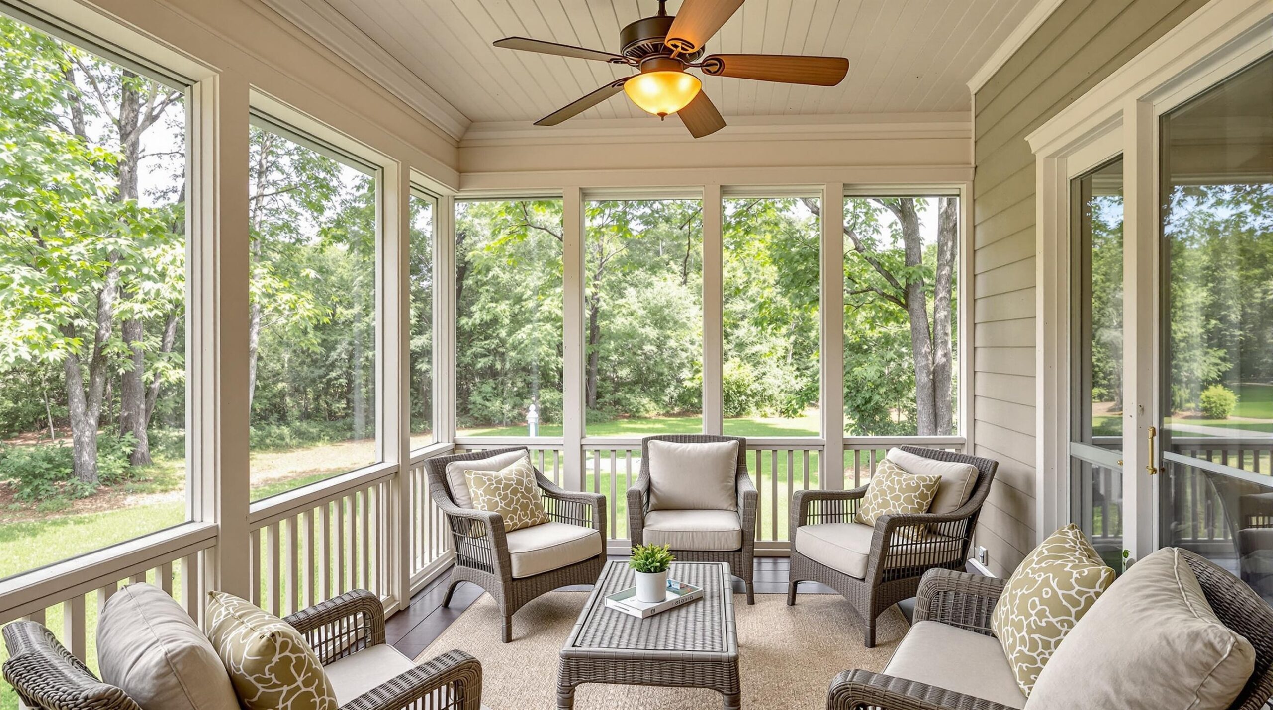 Featured image for “The Perfect Screened Porch: Elevate Your Outdoor Living Oasis”